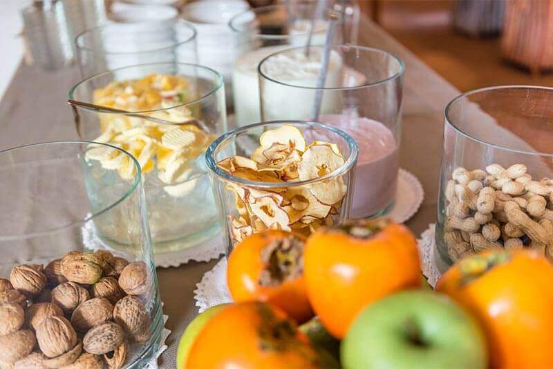 Colazione con prodotti bio