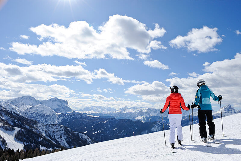 Skifahren am Kronplatz